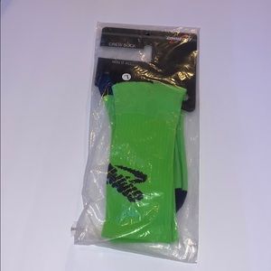 Gimmedat  crew green socks (softball socks)